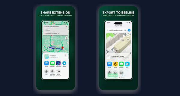 MapsToGPX preview